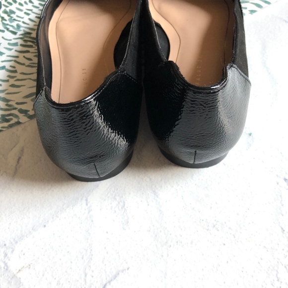 Zara Trafuluc Black Embossed Flats 38 - Picture 7 of 8